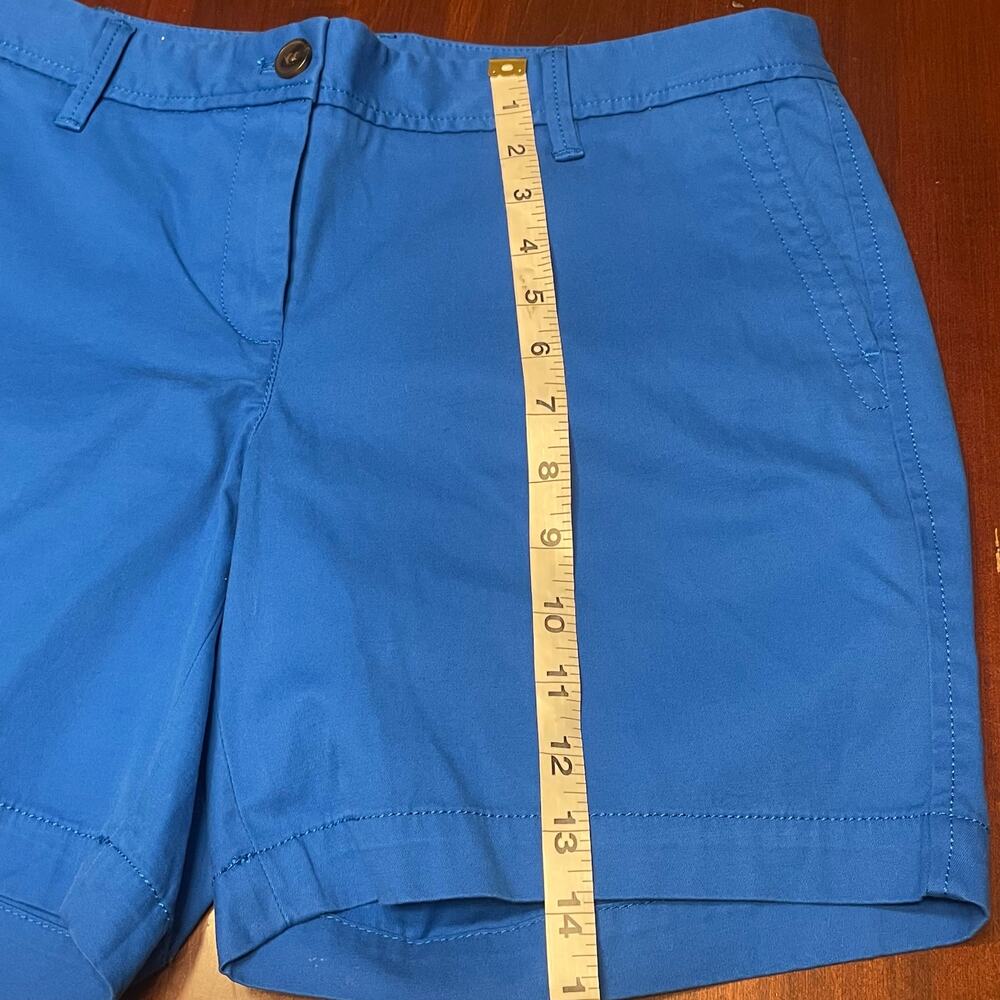 Blue Talbots Shorts Relaxed Chino Fit 4P 6" Inseam 4 - Picture 6 of 7